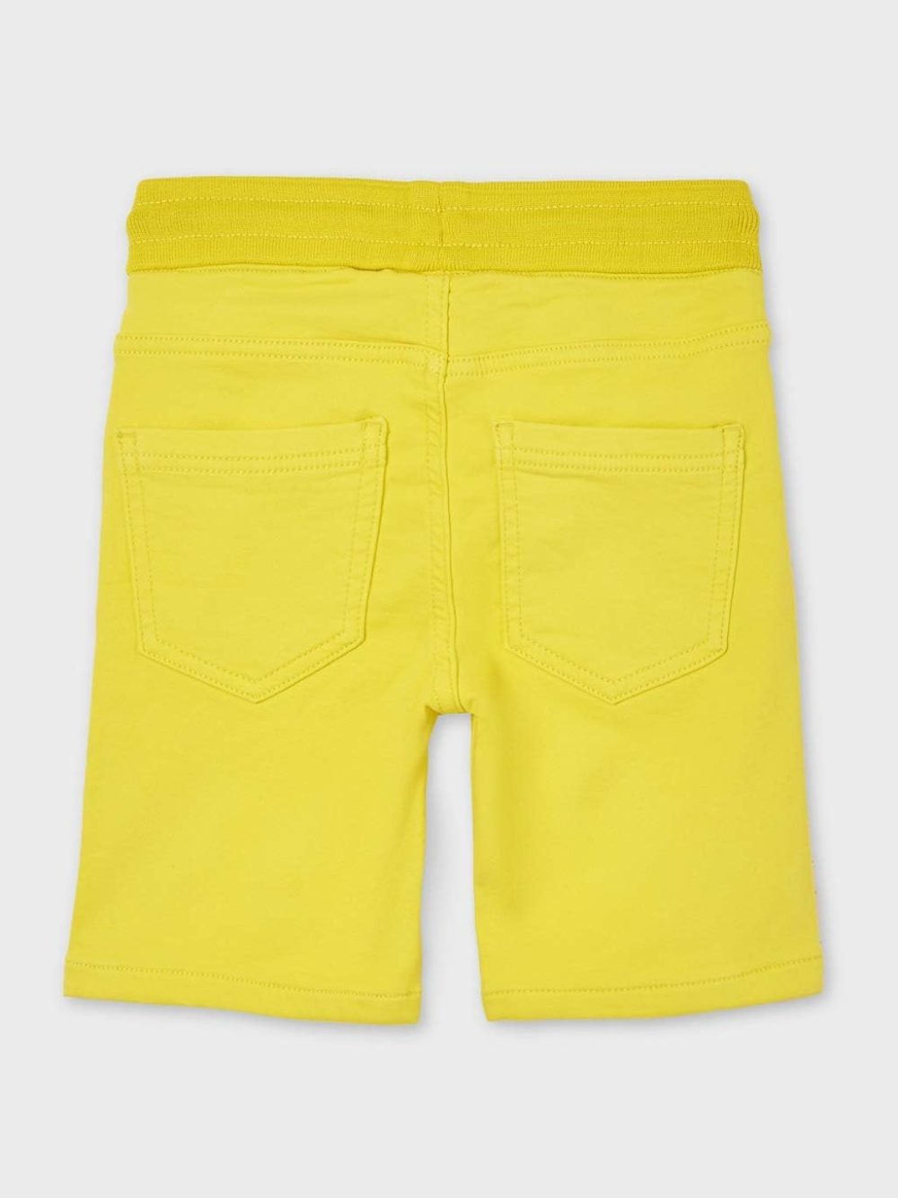 Soft Denim Shorts for Boys - , Lemon - Image 2