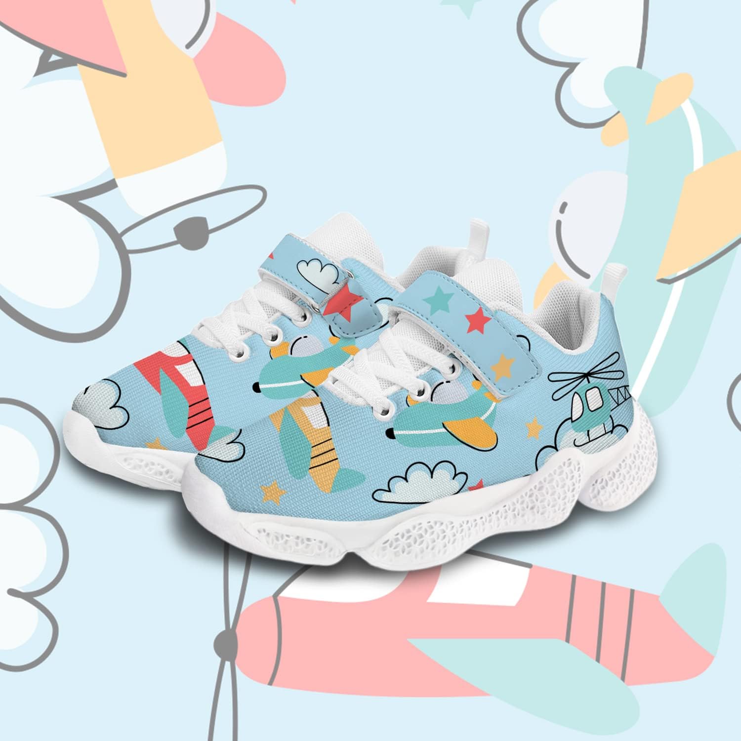 Sneakers for Boys Girls Kids Cartoon Animals Painted Running Shoes Children Outdoor Tennis Shoes - Image 2